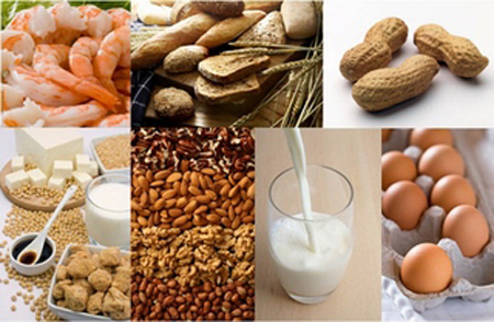 Một số loại đồ ăn dễ gây dị ứng