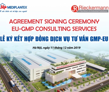 LỄ KÝ KẾT HỢP ĐỒNG DỊCH VỤ TƯ VẤN GMP-EU